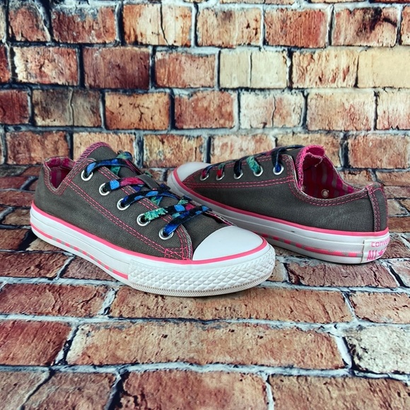 CONVERSE ALL-STAR LOWTOPS, JUNIORS/KIDS SIZE 13 - Picture 1 of 12